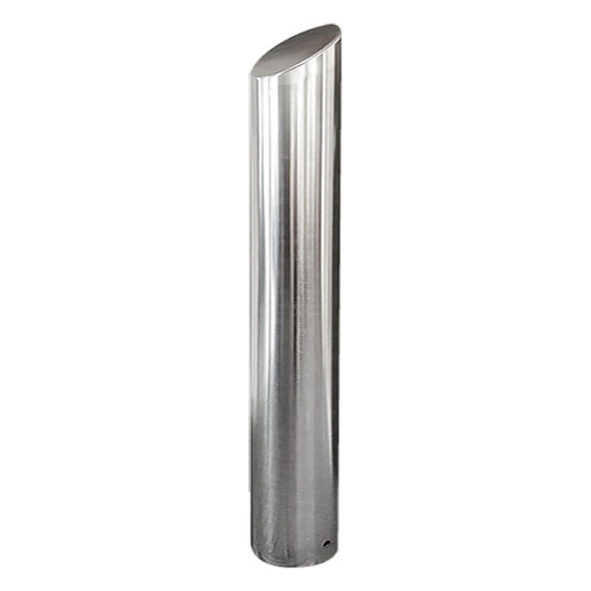 129mm diameter stainless steel mitre top bollard