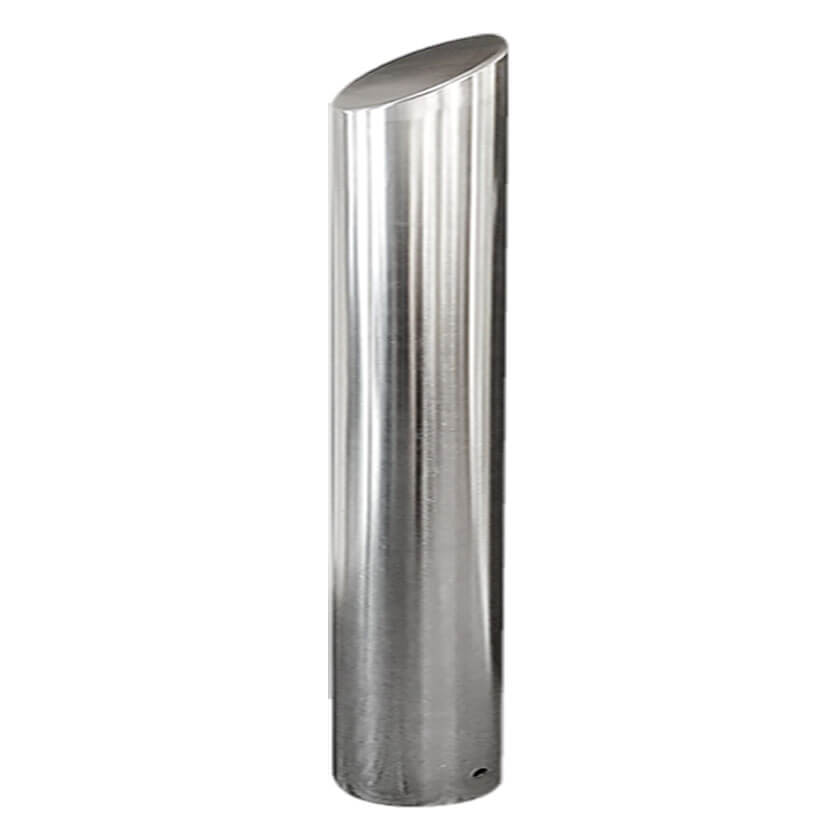 168mm diameter stainless steel mitre top bollard