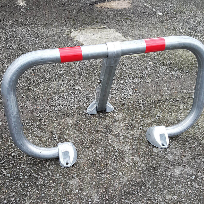 City fold down parking barrier.