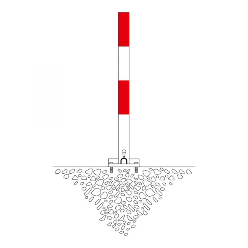 Controller-A fold down parking post bolt down version.