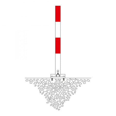Controller-A fold down parking post bolt down version.