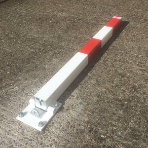 Controller-A fold down parking post in the lowered position.