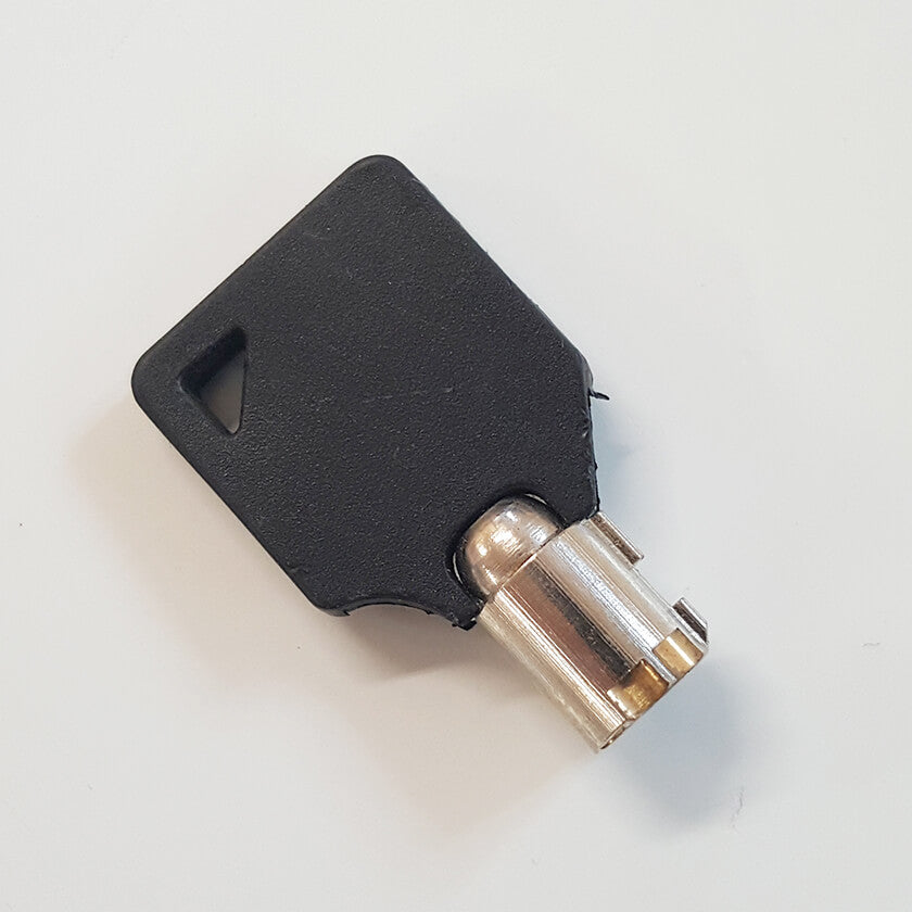 Radial pin tumbler key