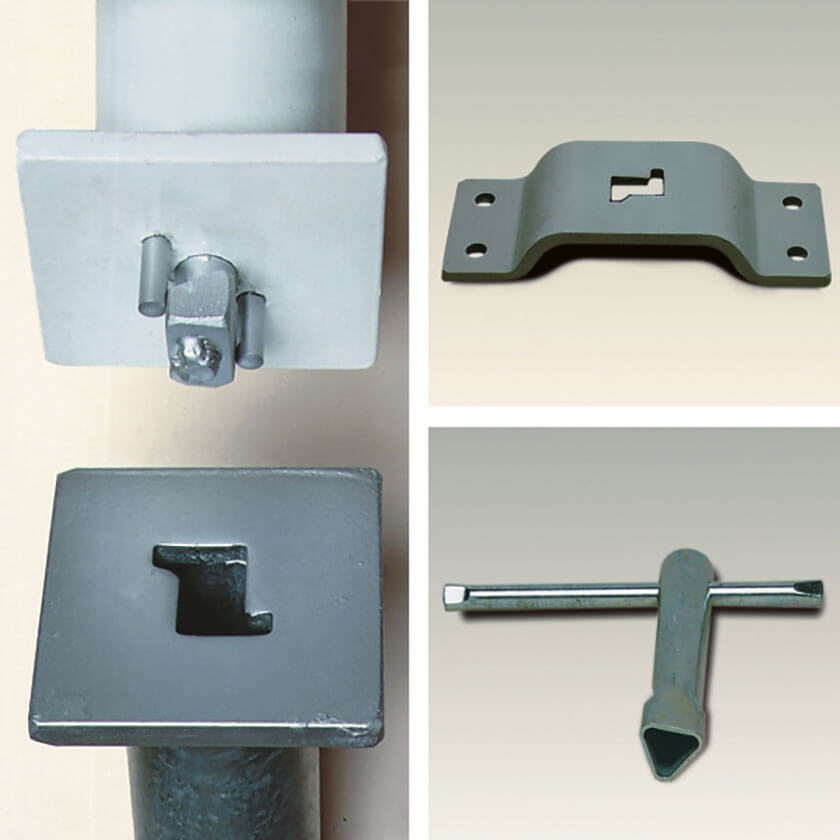 Minder-B Removable post locking type