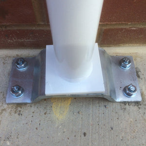 Minder-B Removable post ground fixing plate