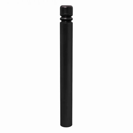 City 114mm static steel bollard in Black