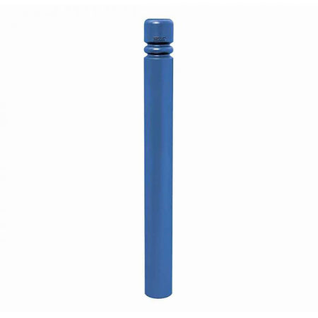 City 114mm static steel bollard in Blue