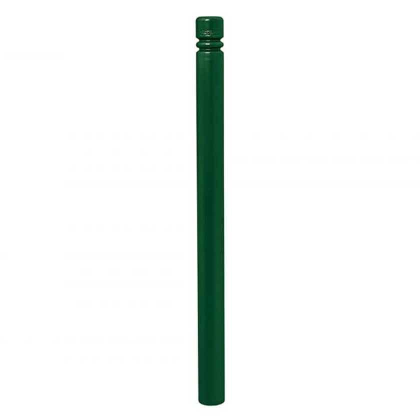 City 76mm static steel bollard in Green