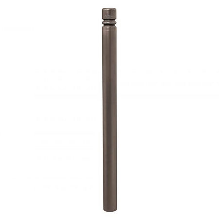 City 76mm static steel bollard in Grey