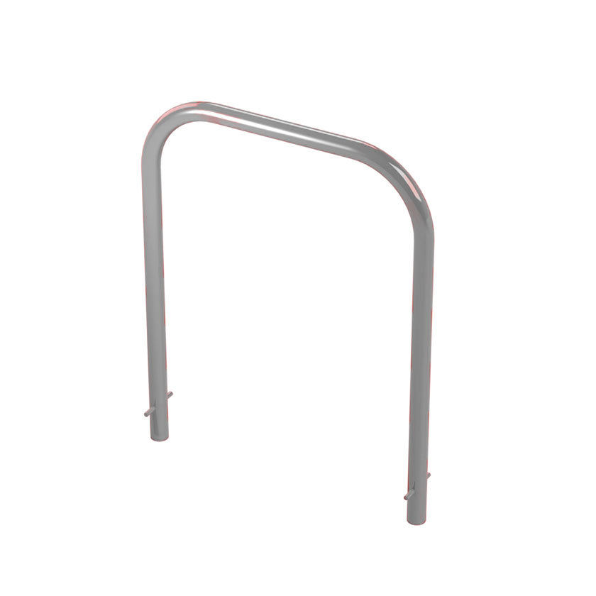 48mm tube hoop barrier in a Silver powder coated finish.
