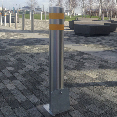 139mm Diameter Stainless Steel Removable Bollard