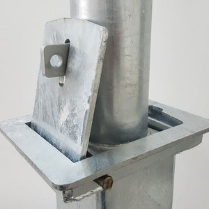 RLO-80 Square Removable bollard ground socket