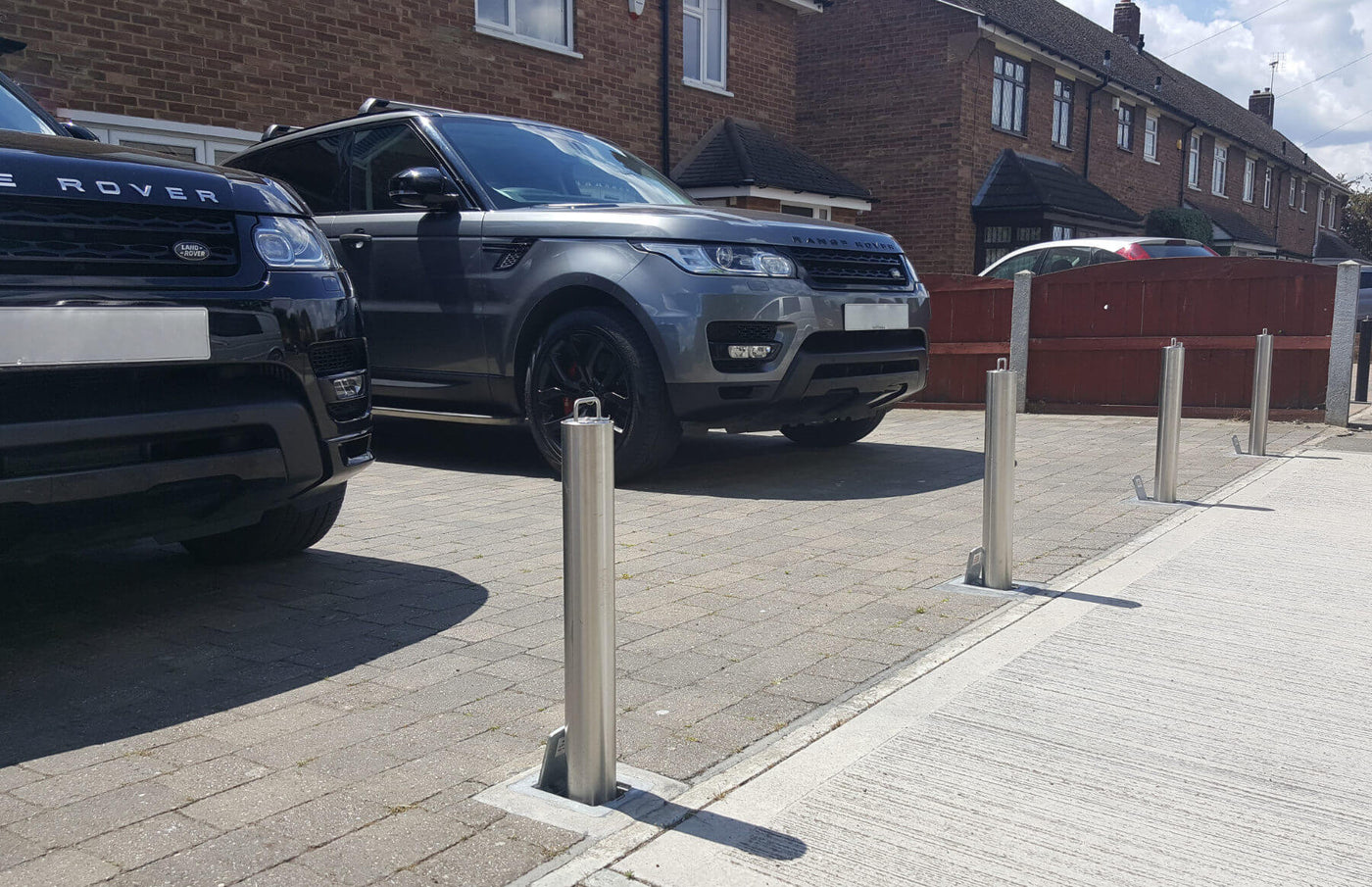 driveway security post installation