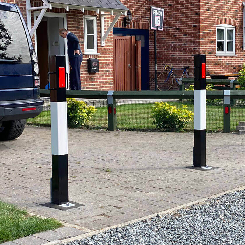 Removable, lift out parking posts