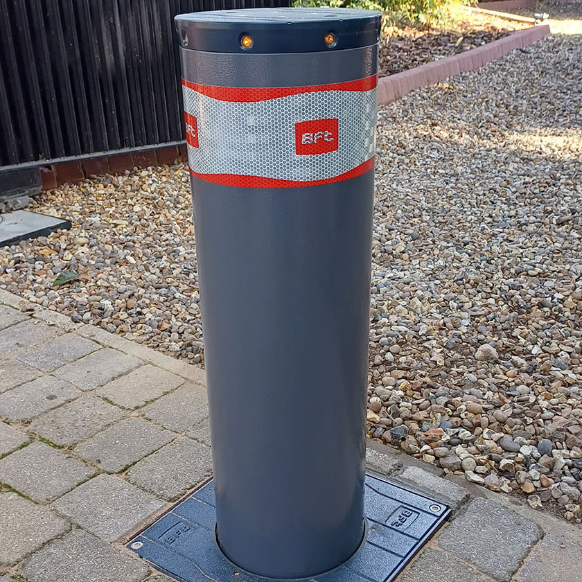 BFT MBB-700 Automatic Bollard in RAL 7015 finish