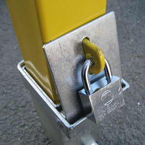 100P Removable post showing padlock