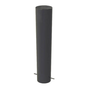 168mm diameter steel bollard in Black
