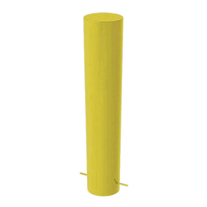 168mm diameter steel bollard in Yellow
