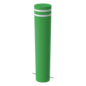 Twin groove 168mm diameter bollard in Green