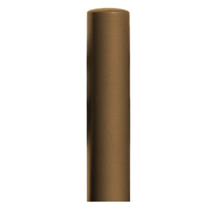 220mm diameter steel bollard in a bronze powder coated finish