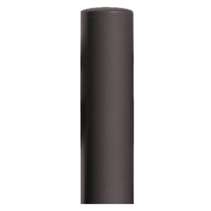270mm diameter steel bollard in a black powder coated finish