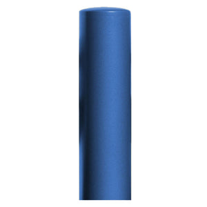 270mm diameter steel bollard in a blue powder coated finish