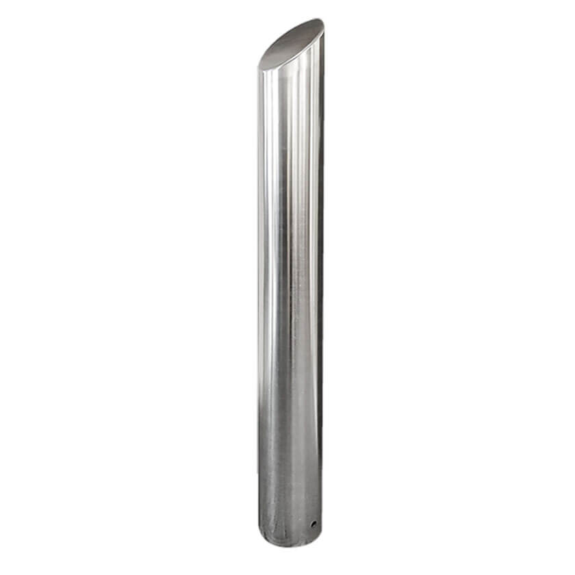 Mitred Top Stainless Steel Bollards | Security Bollards Direct