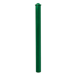 Agora 76mm diameter steel bollard in Green