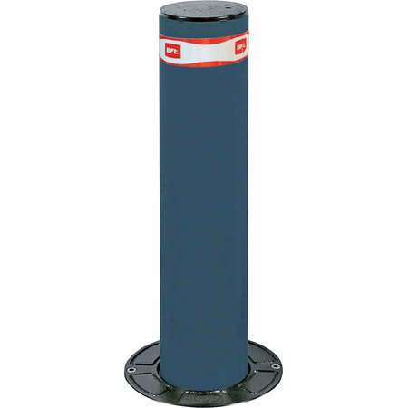 Easy-B 115 x 500 semi automatic rising bollard in graphite grey.