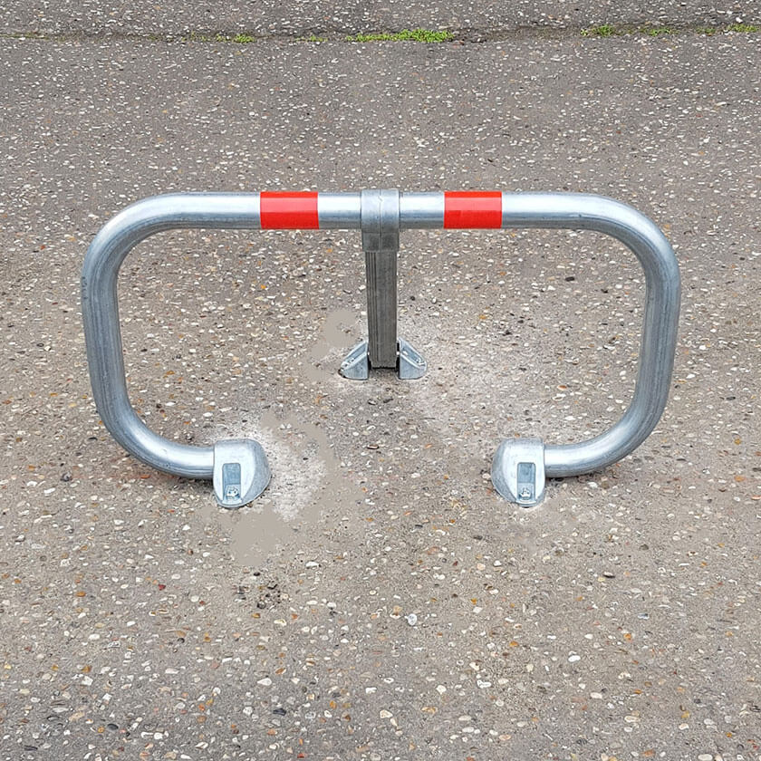 City fold down parking barrier.