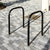 48mm tube hoop barrier in a Black powder coated finish.