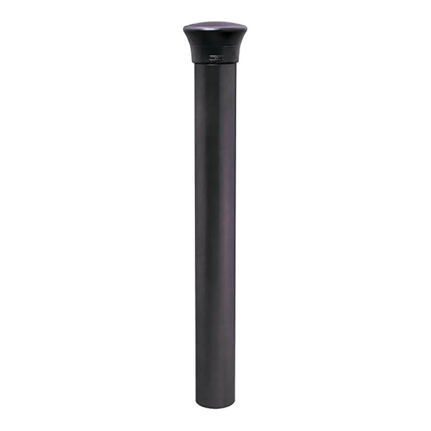 Forum 114mm diameter steel bollard in Black