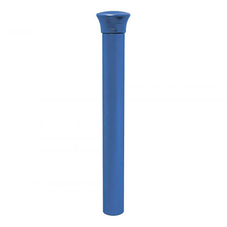 Forum 114mm diameter steel bollard in Blue