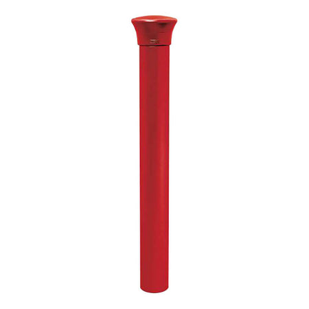 Forum 114mm diameter steel bollard in Red