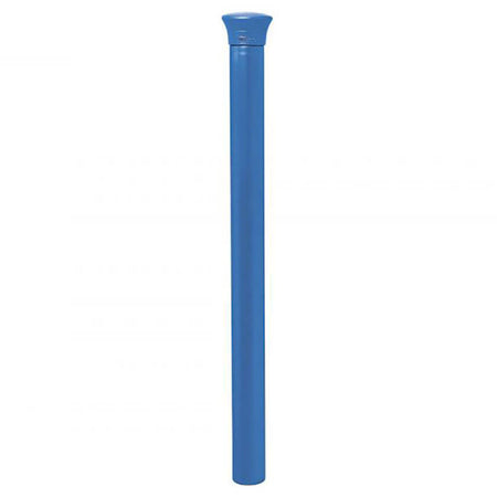 Forum 76mm diameter steel bollard in Blue