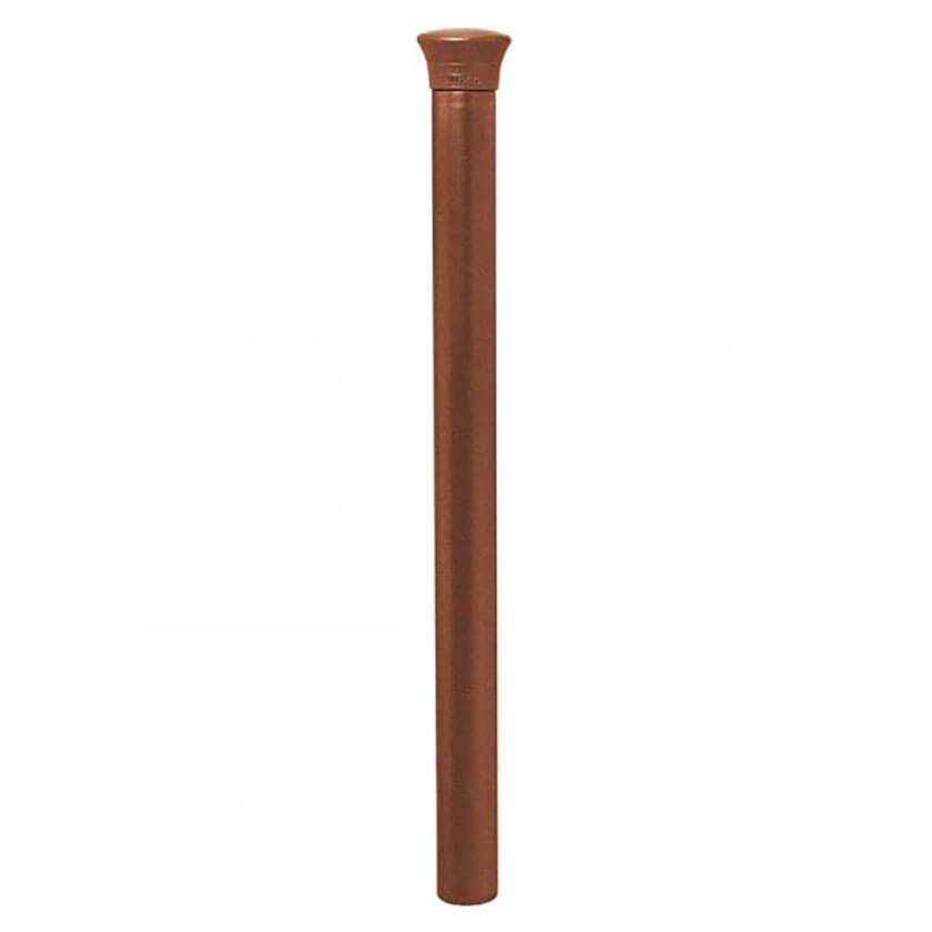 Forum 76mm diameter steel bollard in Bronze