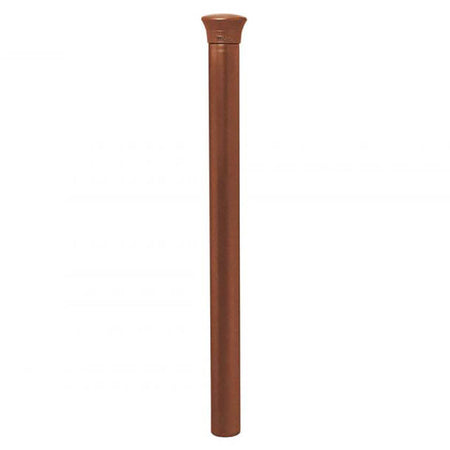 Forum 76mm diameter steel bollard in Bronze