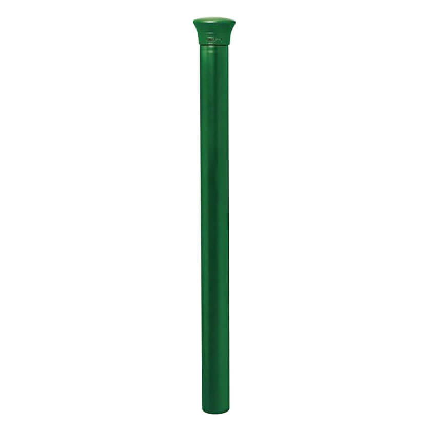 Forum 76mm diameter steel bollard in Green