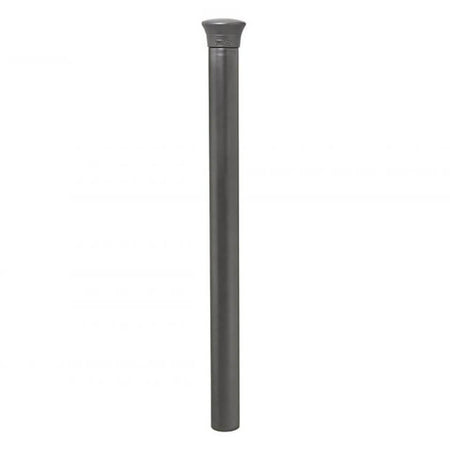 Forum 76mm diameter steel bollard in Grey