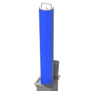 LA/114 Lift assist telescopic bollard in Blue