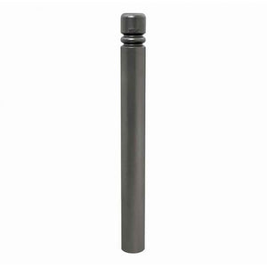 City 114mm static steel bollard in Grey