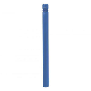 City 76mm static steel bollard in Blue