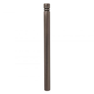City 76mm static steel bollard in Grey