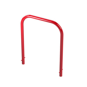 48mm tube hoop barrier in a Red powder coated finish.