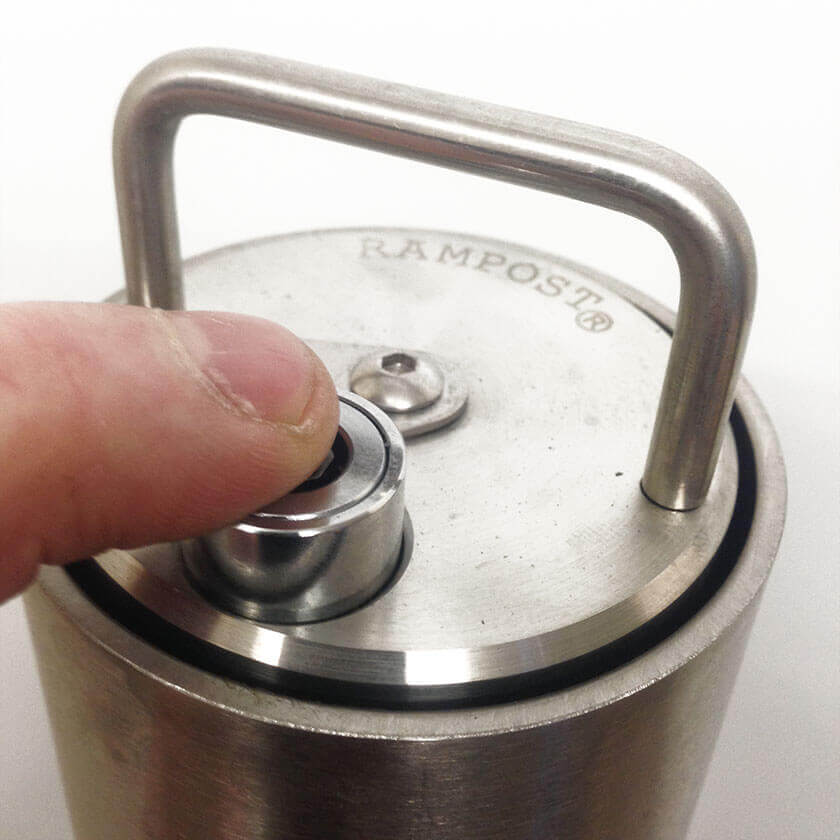 SS14 Telescopic Bollard | Lockable Stainless Steel Retractable Bollard ...