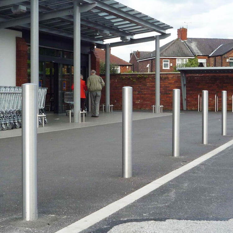 Dome Top Stainless Steel Bollards | Security Bollards Direct