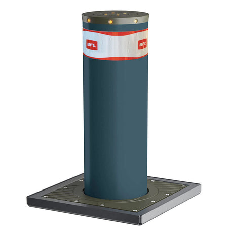 X-Pass B K4 Anti terrorist automatic rising bollard in graphite grey..