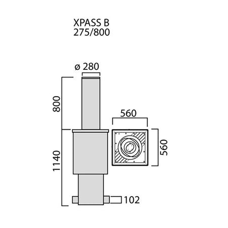 X-Pass B K4 Anti terrorist automatic rising bollard specification.